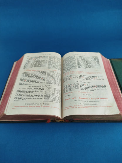 Misal diario año cristiano devocionario latino español