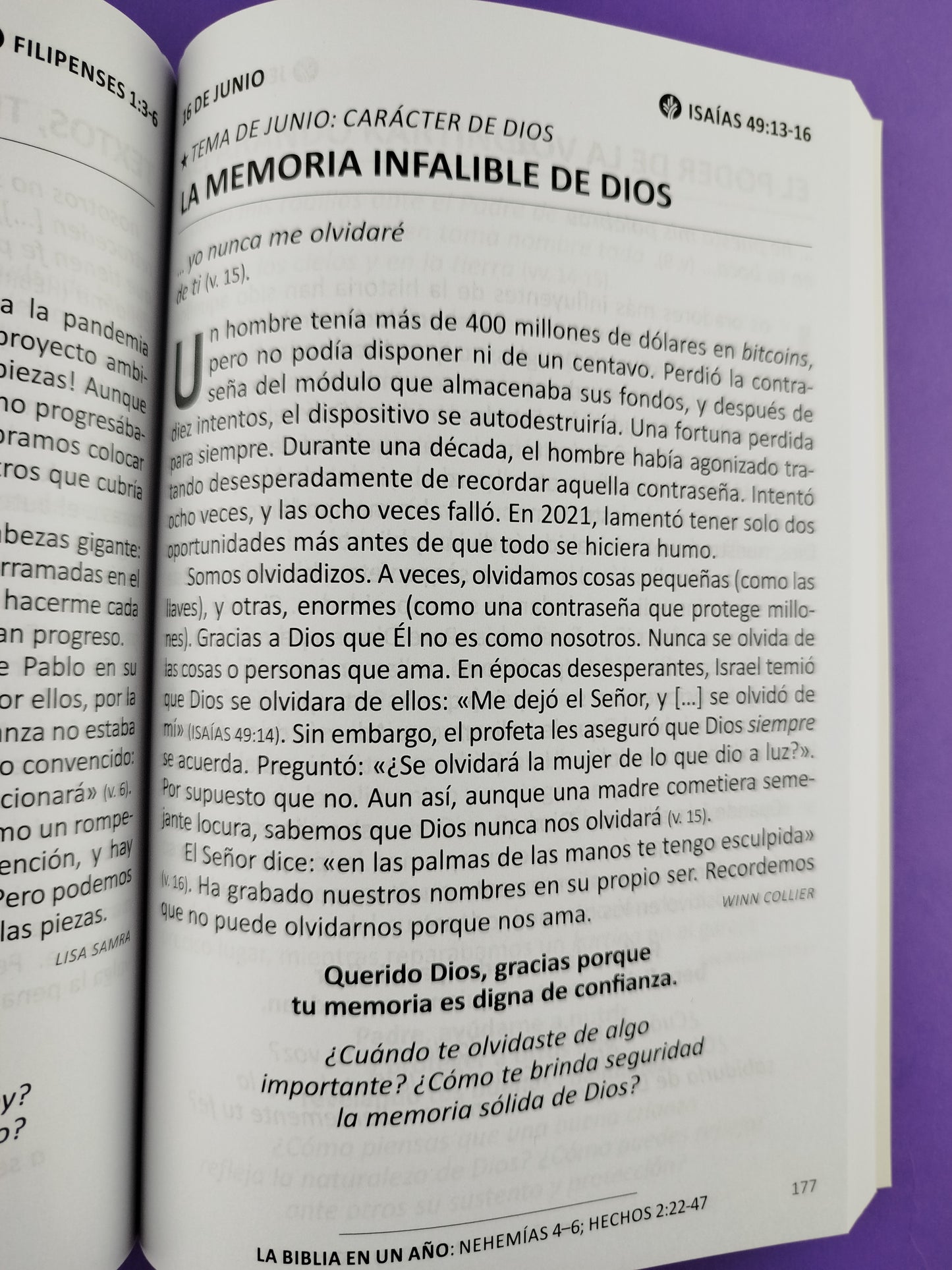 Nuestro pan diario volumen 29 paisaje edición especial letra gigante