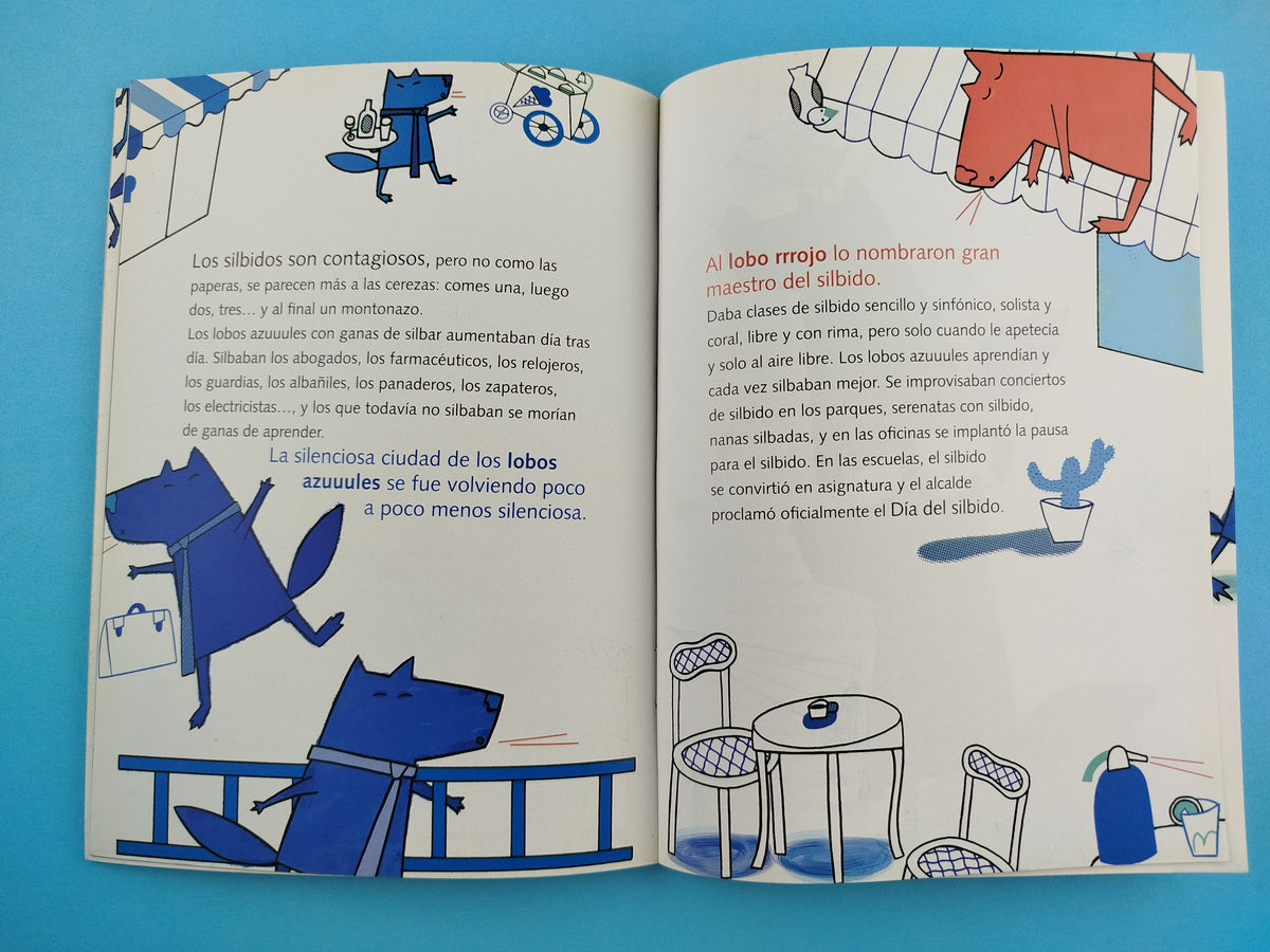 La Ciudad De Los Lobos Azules by Marco Viale