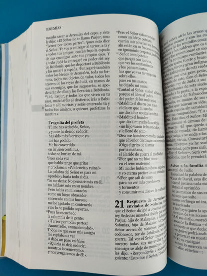 Nuestra sagrada biblia letra grande misión continental
