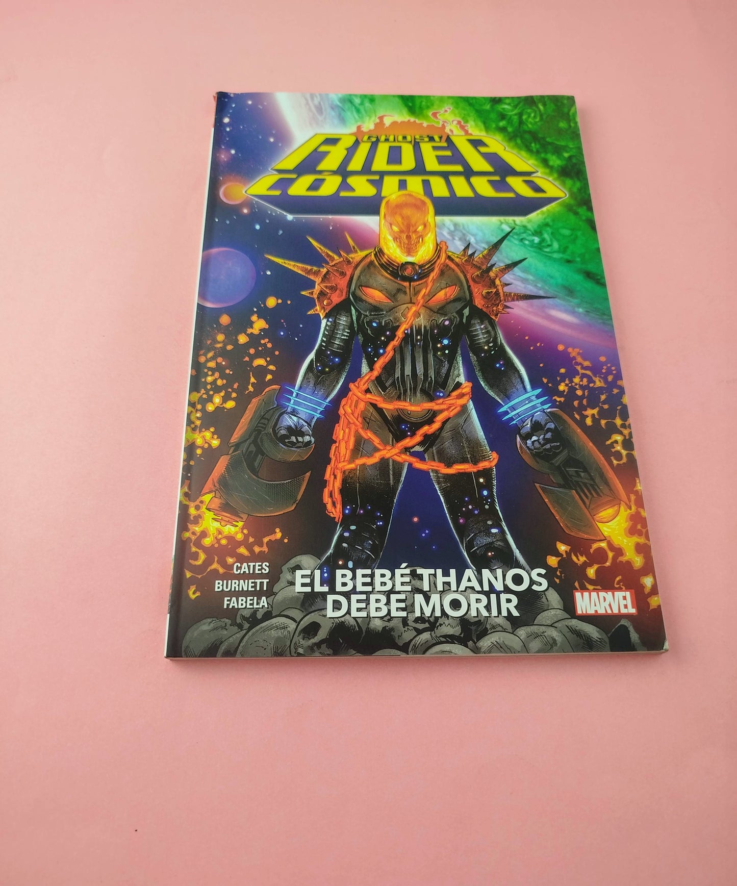Ghost rider cósmico el bebé thanos debe morir