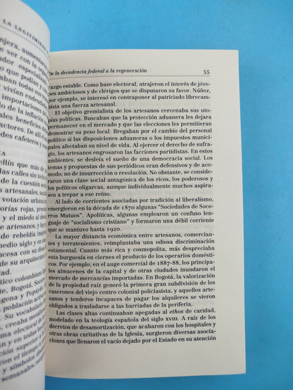 Entre Legitimidad y la violencia Colombia 1875-1994 by Marco Palacios