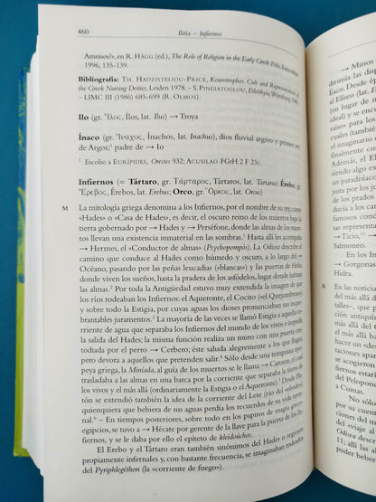Diccionario de mitología griega y romana