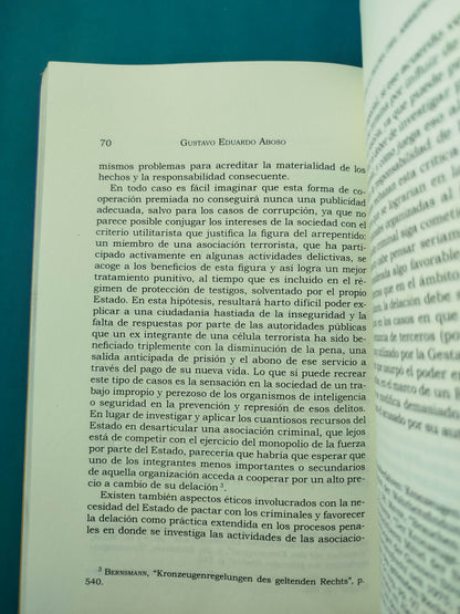 El arrepentido en el derecho penal premial