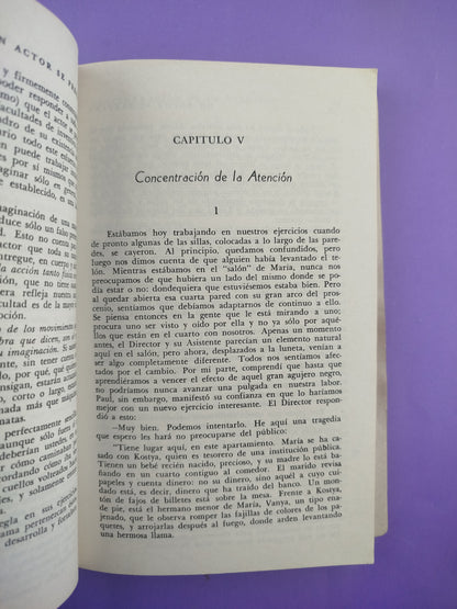 Un actor se prepara