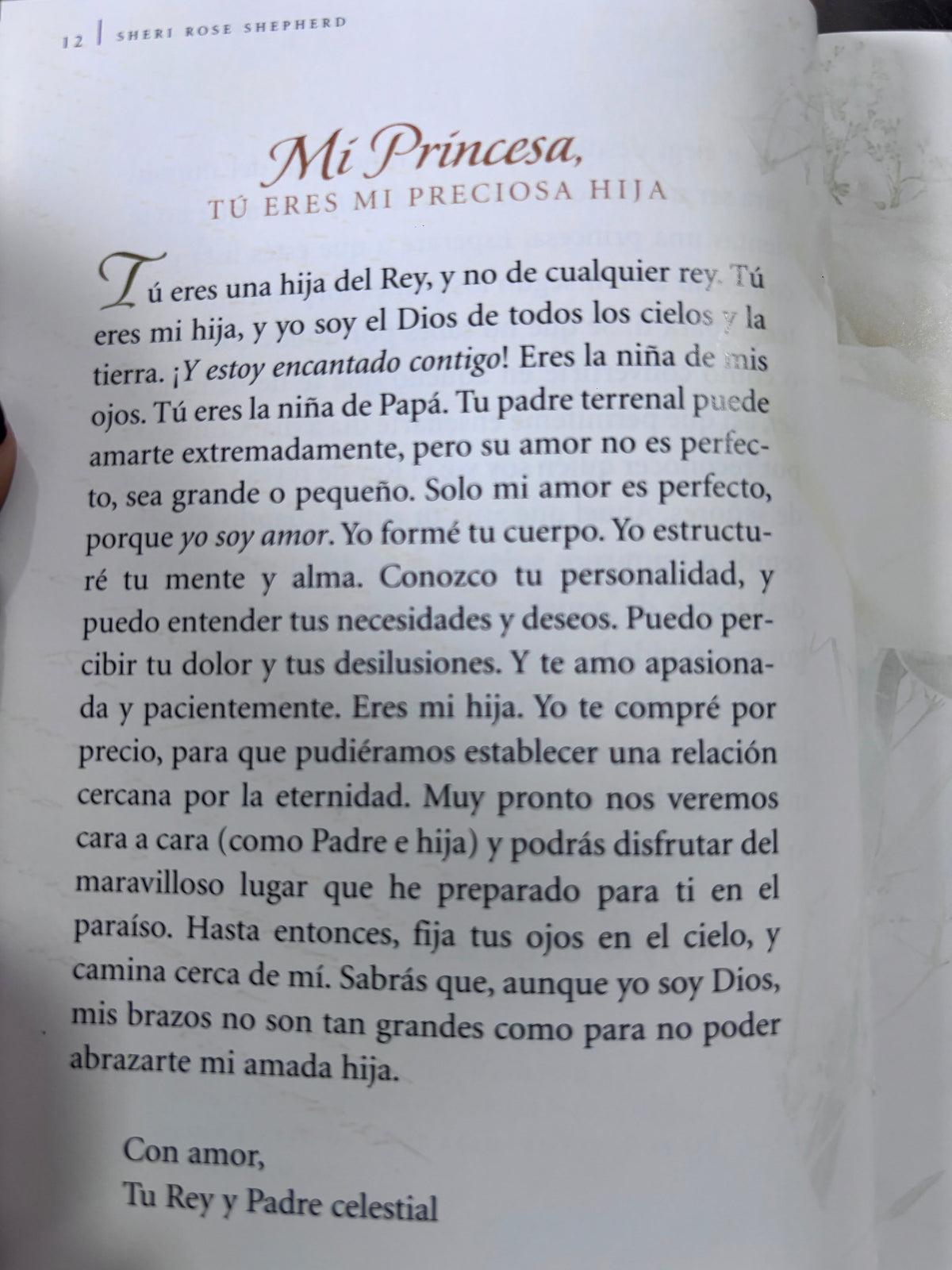 Su princesa cartas de amor de tu rey by sheri rose shepherd