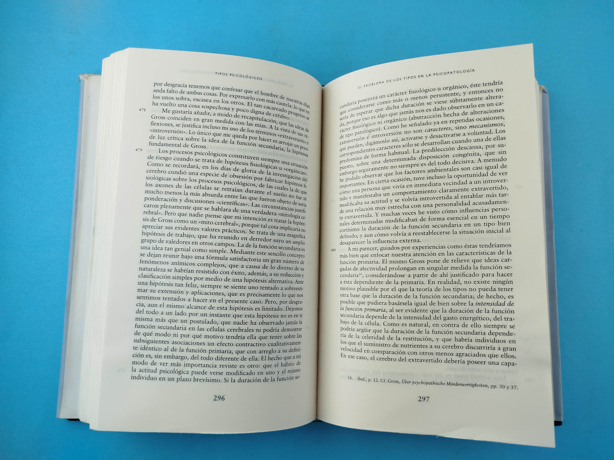 Tipos psicológicos Vol.6 tapa dura by Carl Gustav Jung