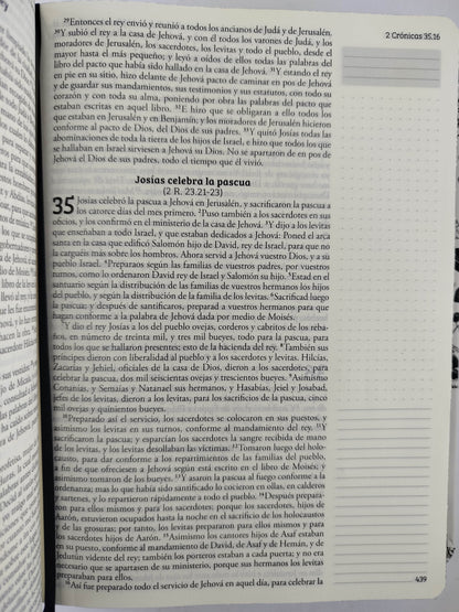 Biblia de Apuntes RVR 1960 Tapa dura, Blanco y negro con flores (Edición cantos pintados) by Cipriano Valera