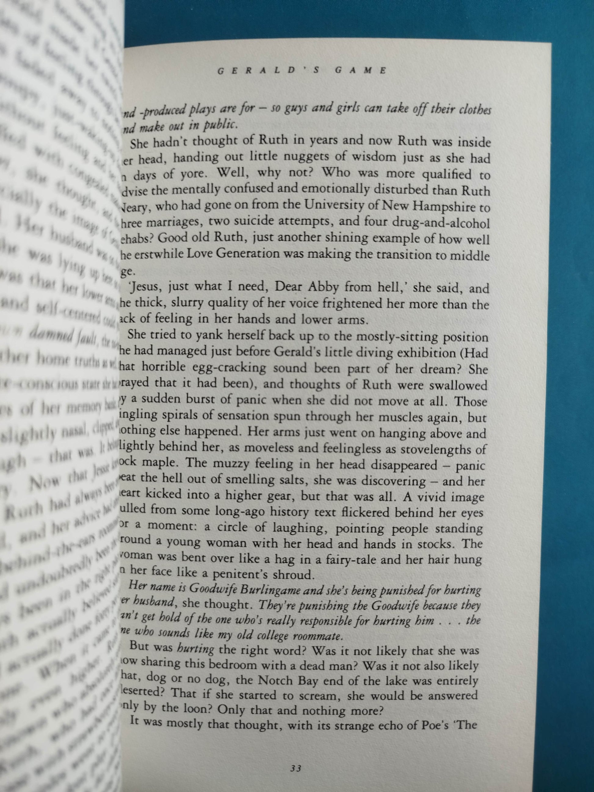 Gerald's Game by Stephen King