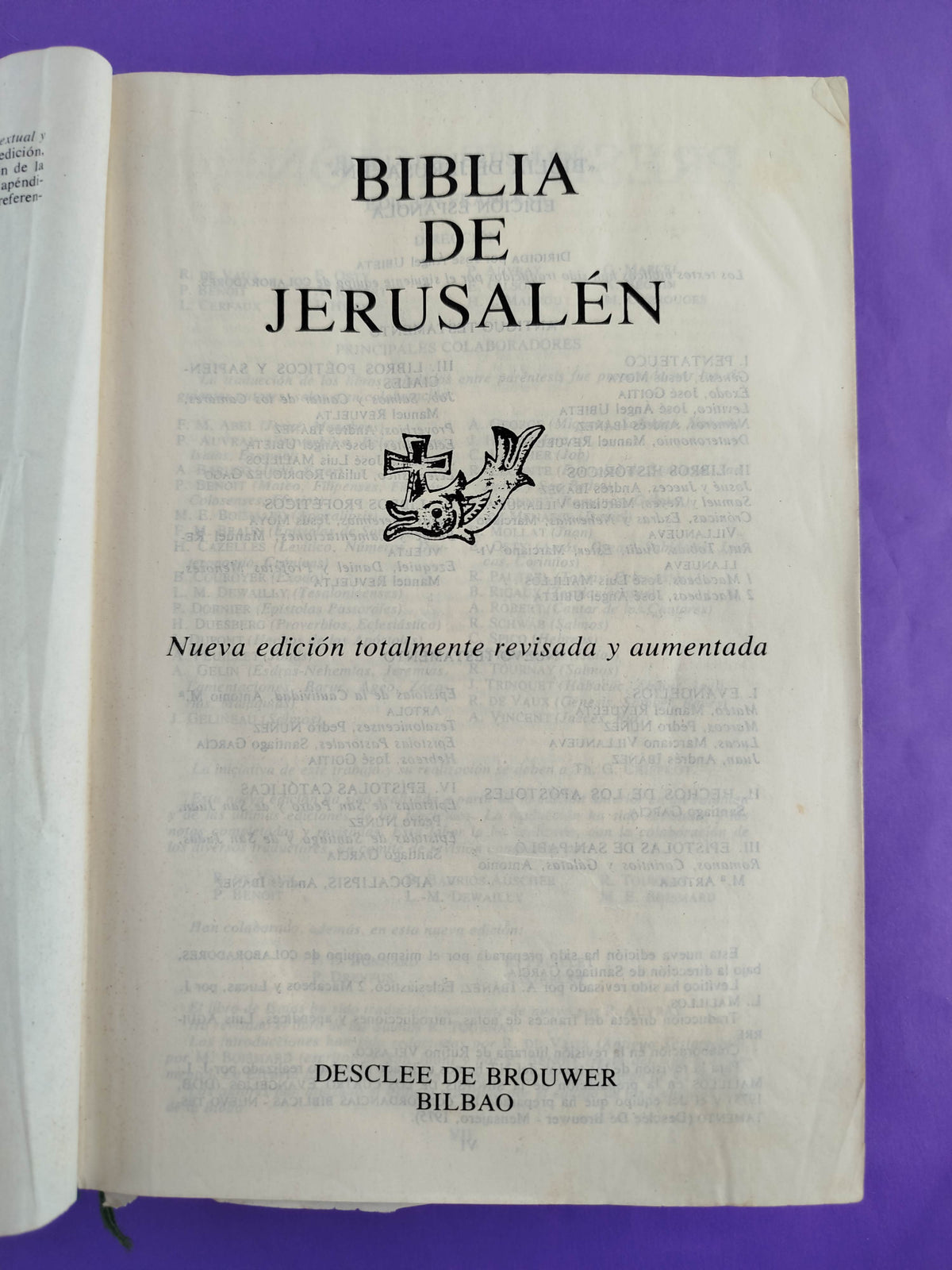 Biblia de Jerusalén by Varios