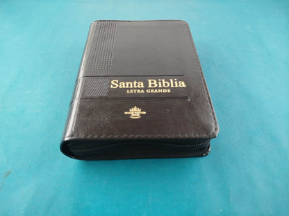 Biblia RVR 1960 Negra bolsillo Letra Grande by Reina Valera 1960