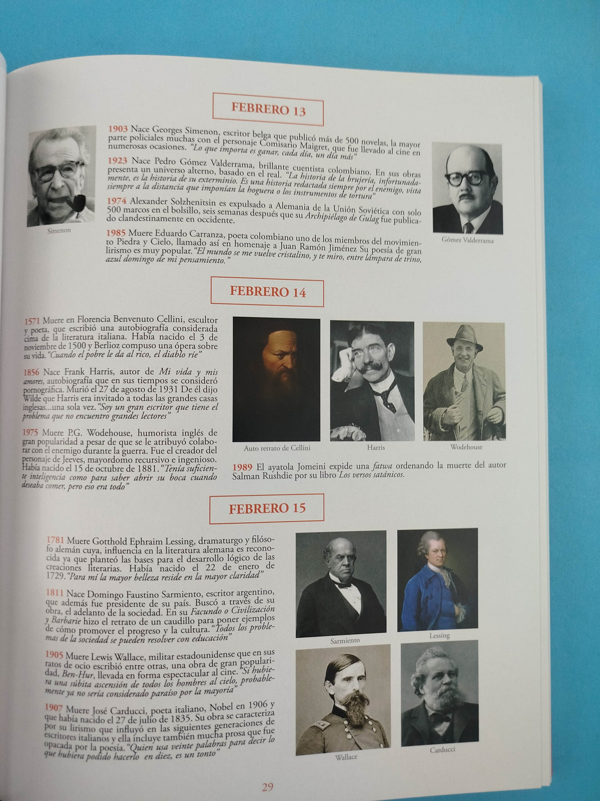 El día a día de la literatura. Hechos, Fechas y frases celebres una guia para leer y consultar by Manuel Drezner