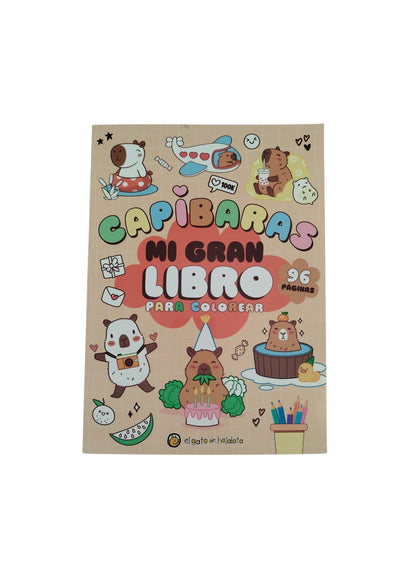 Capibara Mi Gran Libro Para Colorear by Varios