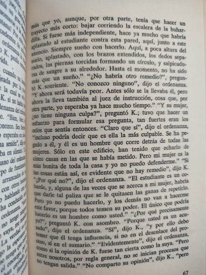 El Proceso by Franz Kafka