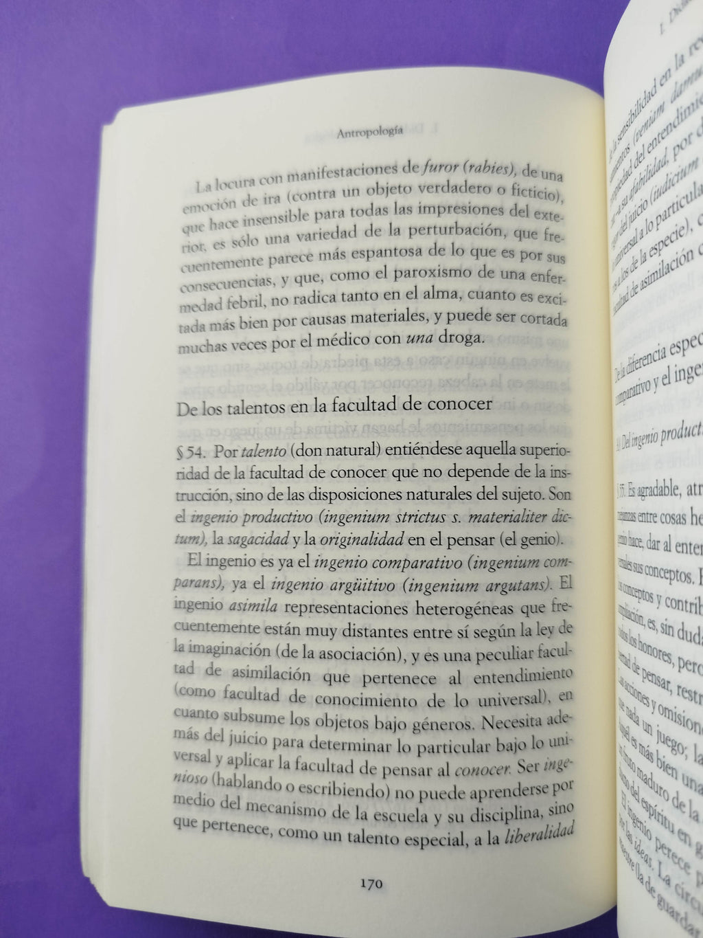 Antropología by Immanuel Kant