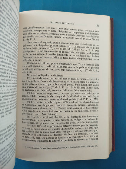 Comentario Al Código Penal Colombiano Tomo 2 Parte Especial
