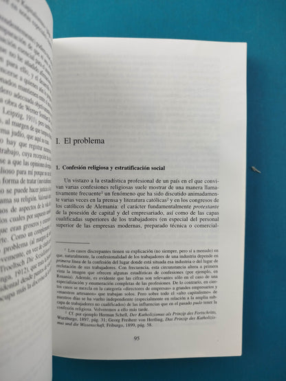 La ética protestante y el espíritu del capitalismo
