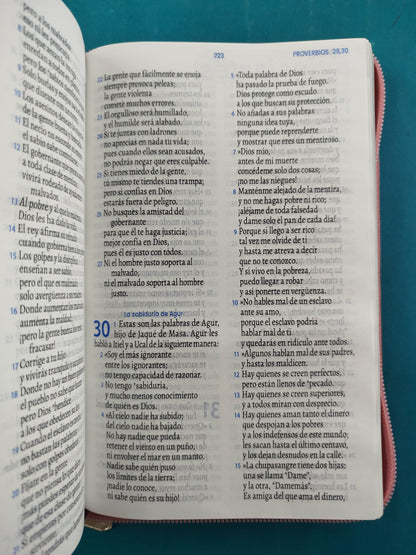 Biblia Tla Verde Menta - Rosa