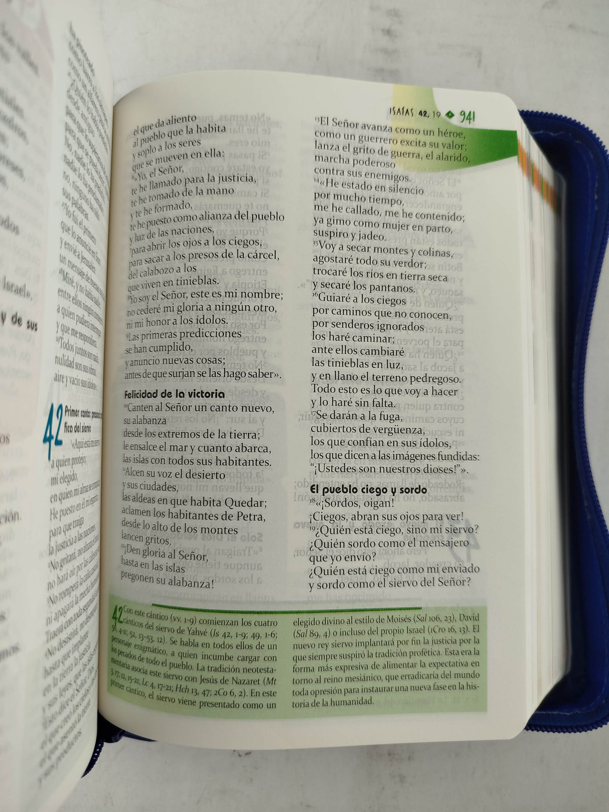 La biblia didáctica para jóvenes con forro azul by Varios