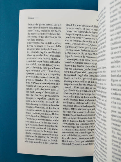 Diccionario de Mitología clásica tomo I (A-H) y tomo II (I-Z)