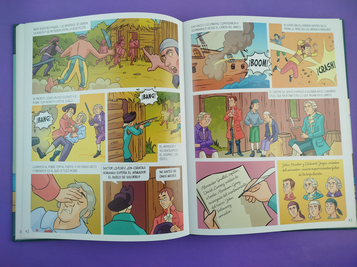 La Isla del Tesoro Comic by Robert Louis Stevenson