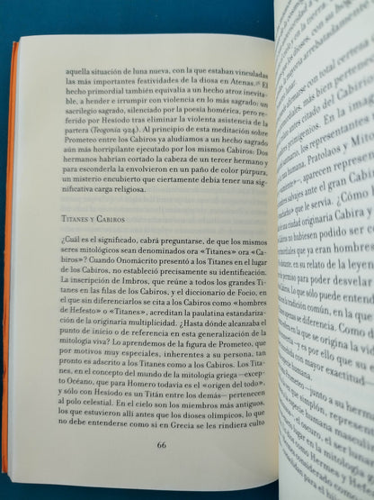 Prometeo: Interpretación Griega de la Existencia Humana