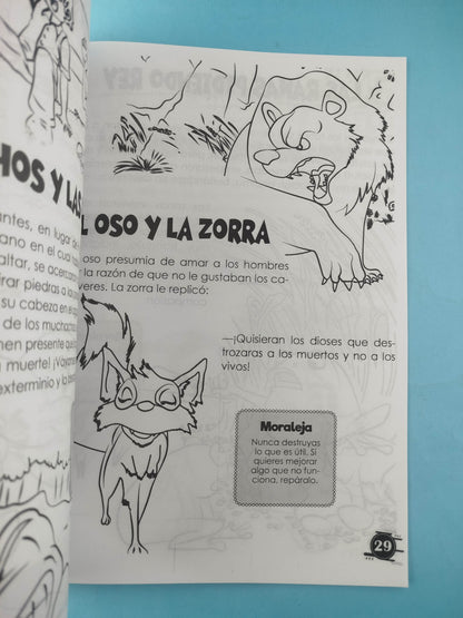 Fábulas para colorear vol 1 by Mario Ignacio Galvis