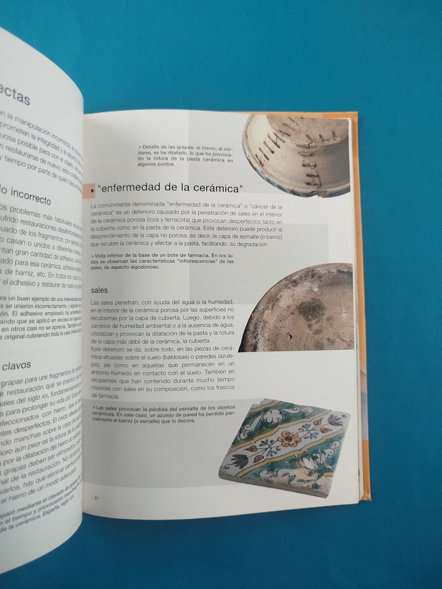 Conservar y restaurar Cerámica y porcelana