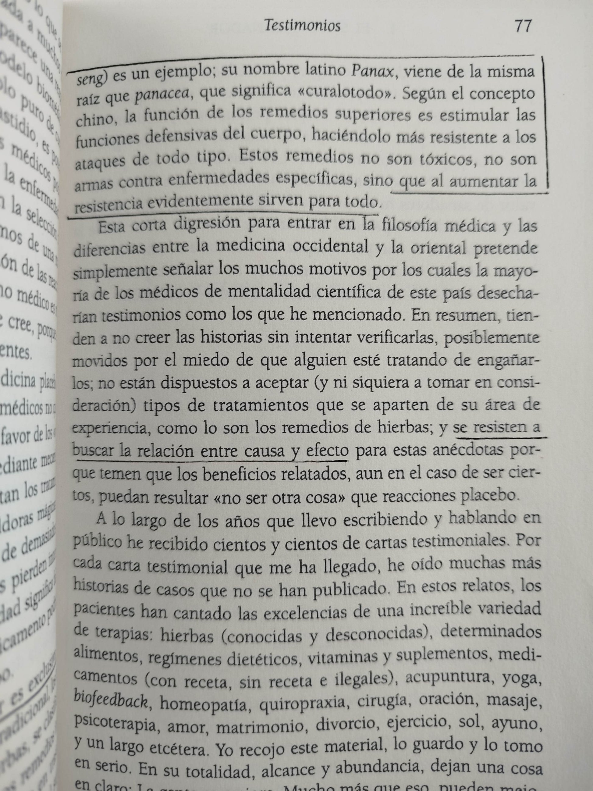 La curación espontanea by Dr Andrew Weil