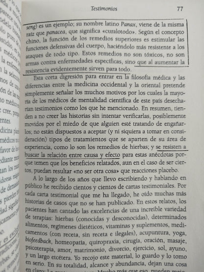 La curación espontanea by Dr Andrew Weil