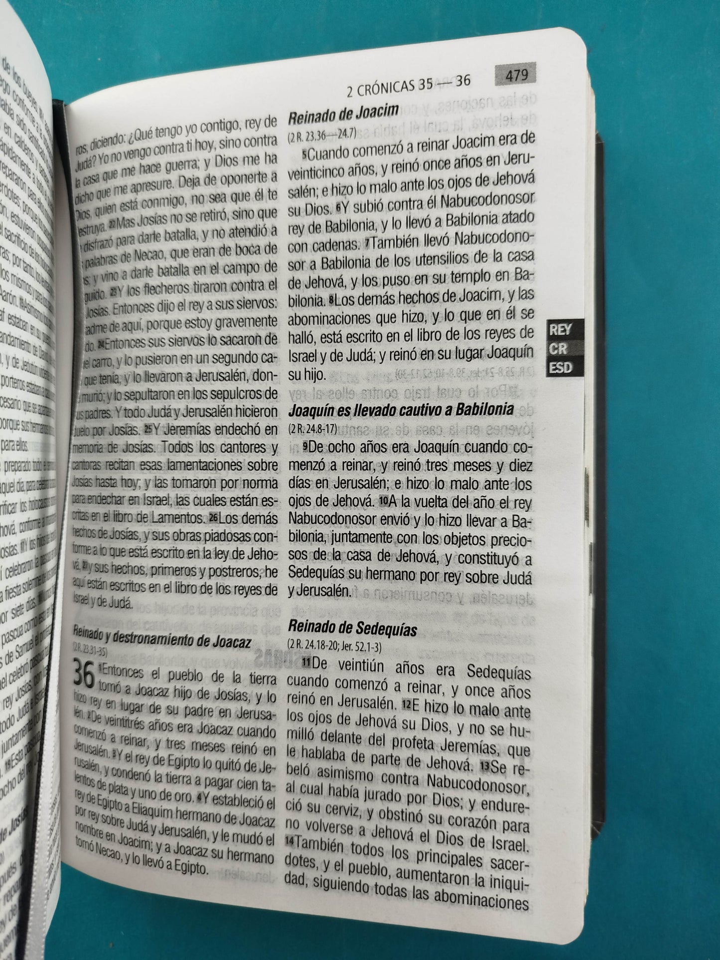 Biblia RVR 1960 Letra Grande Ancla, tapa flexible, borde dorado, sin cierre