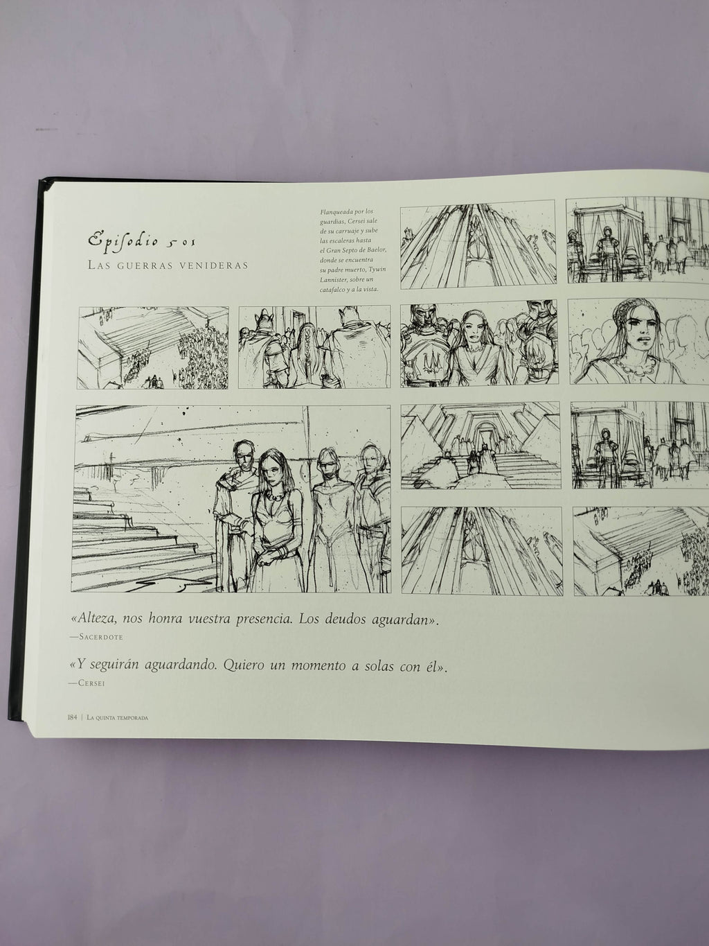 Juego de Tronos Storyboards by William Simpson y Michael Kogge