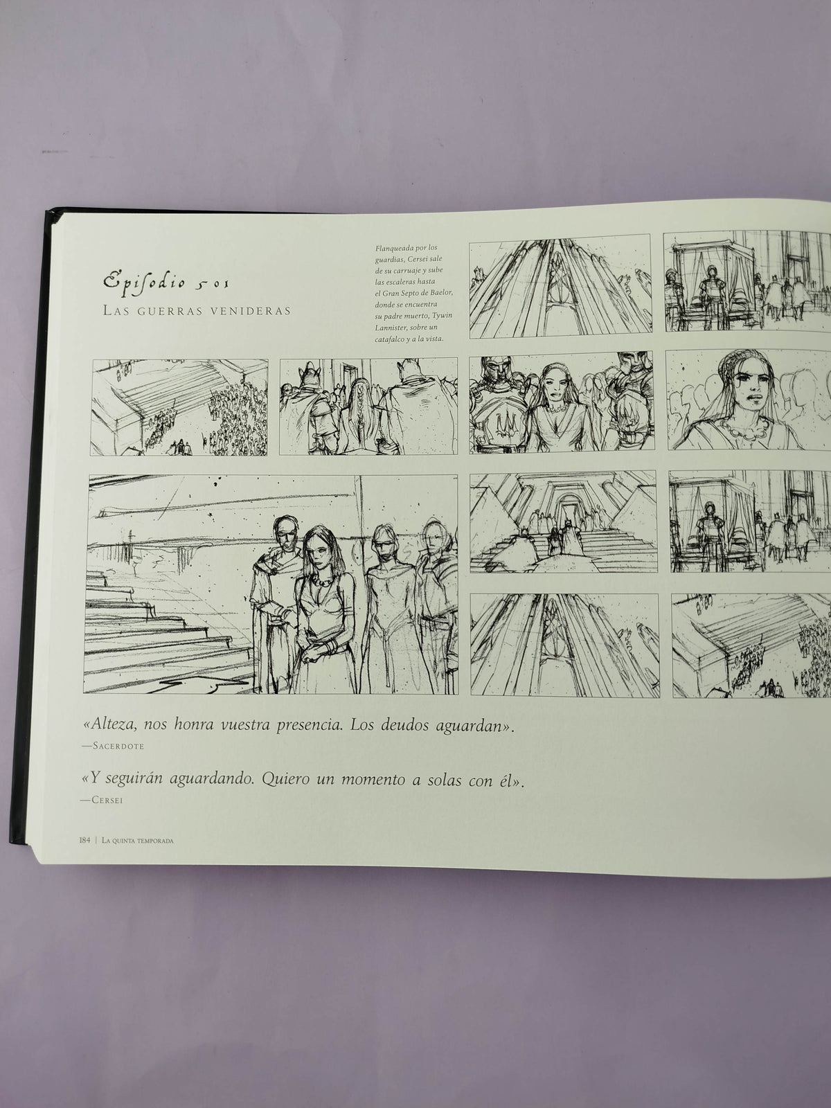 Juego de Tronos Storyboards by William Simpson y Michael Kogge