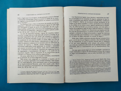 Comentarios al contrato de seguro Parte general