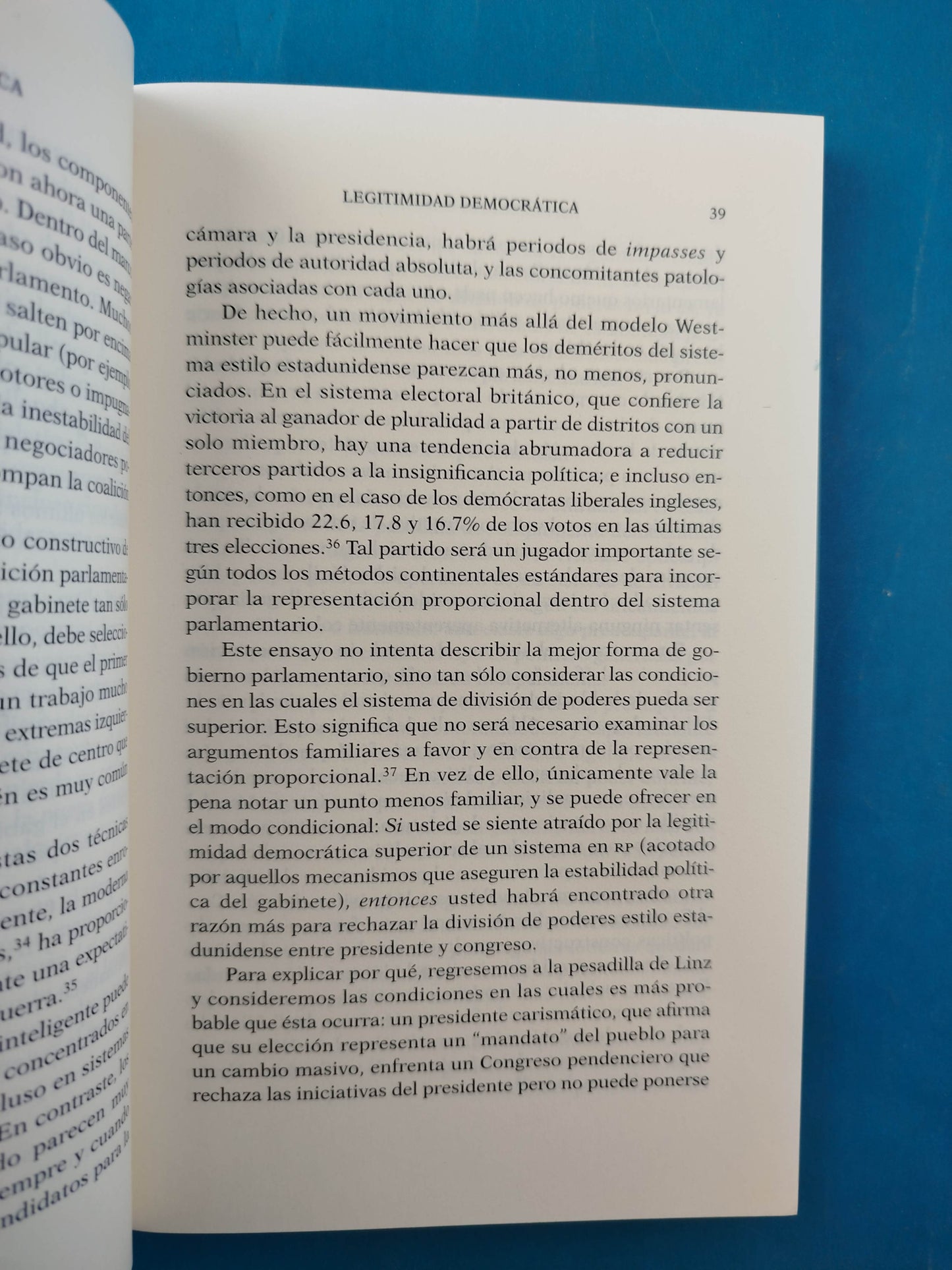 La nueva división de poderes