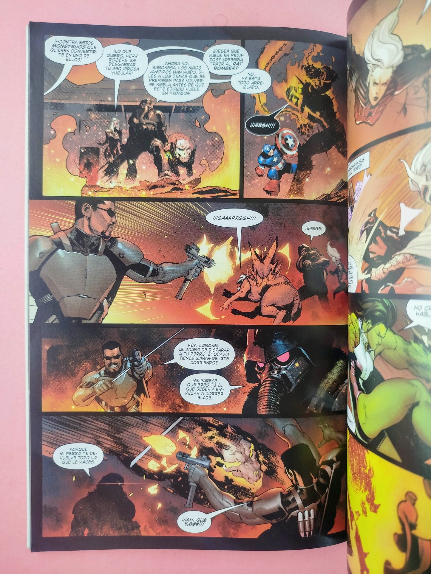 Los héroes más poderosos de la tierra avengers la guerra de los vampiros