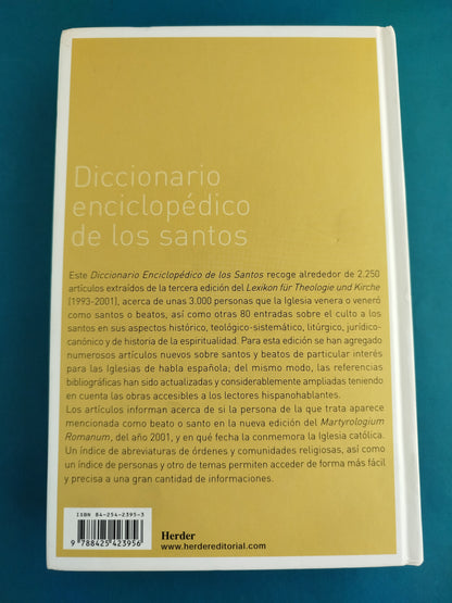 Diccionario Enciclopédico de los santos 3 tomos