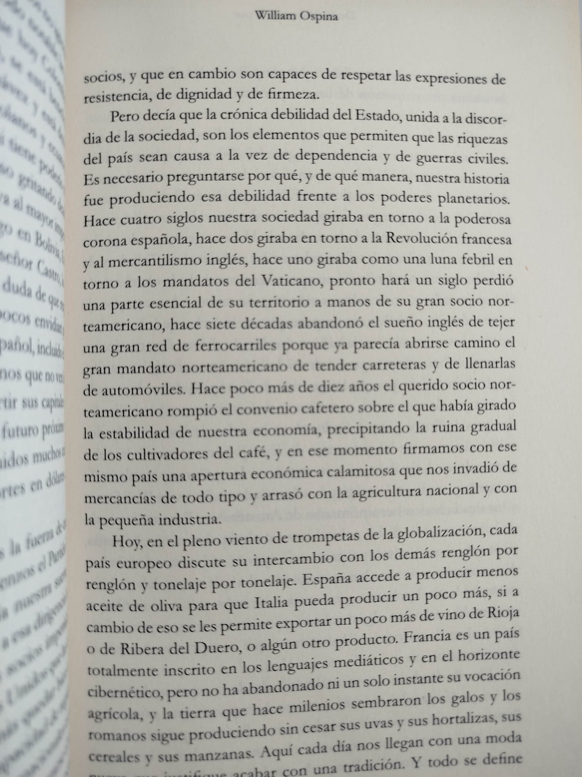 De la habana a la paz by William Ospina