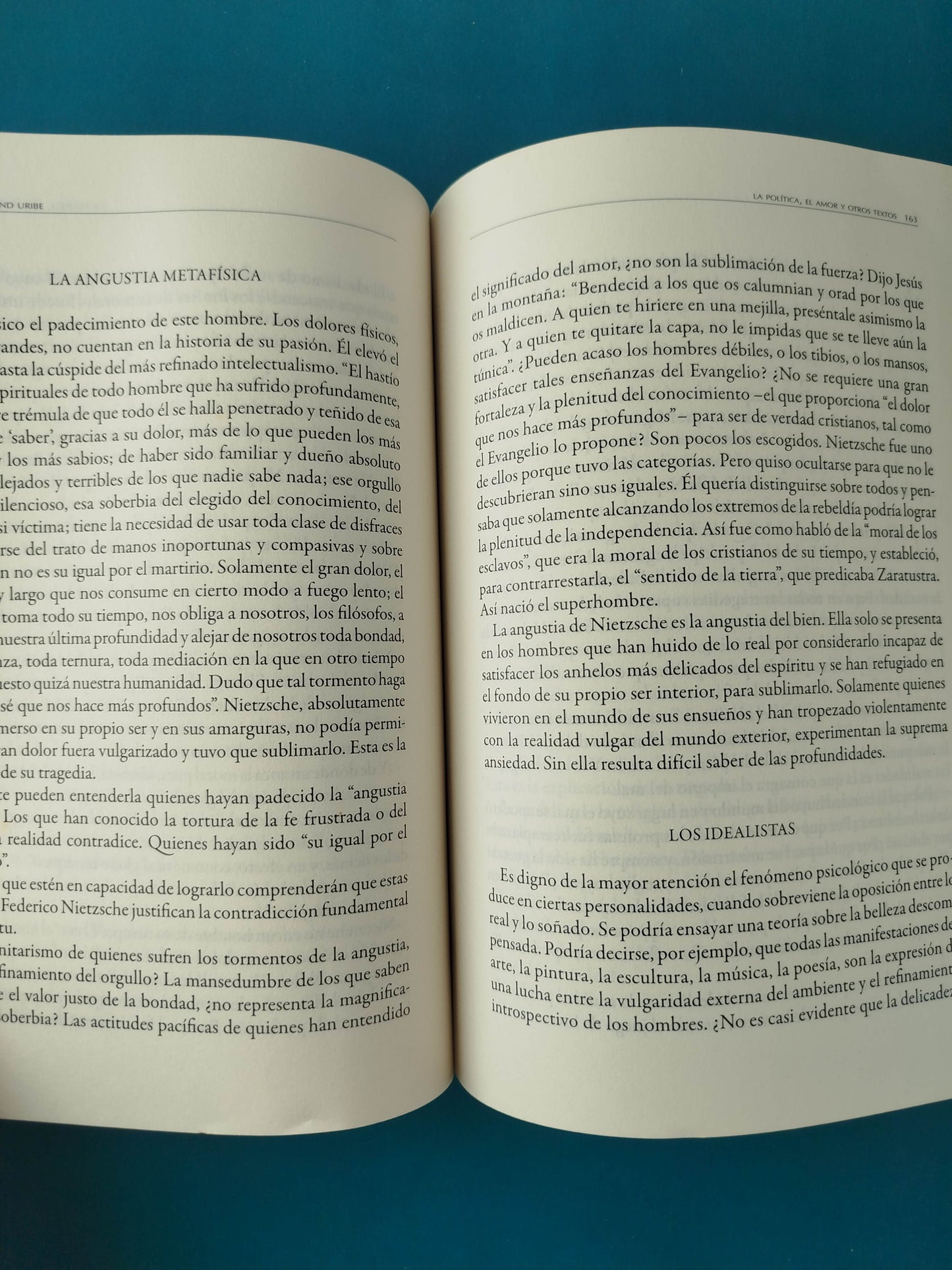 La política, el amor y otros textos tomo I y II