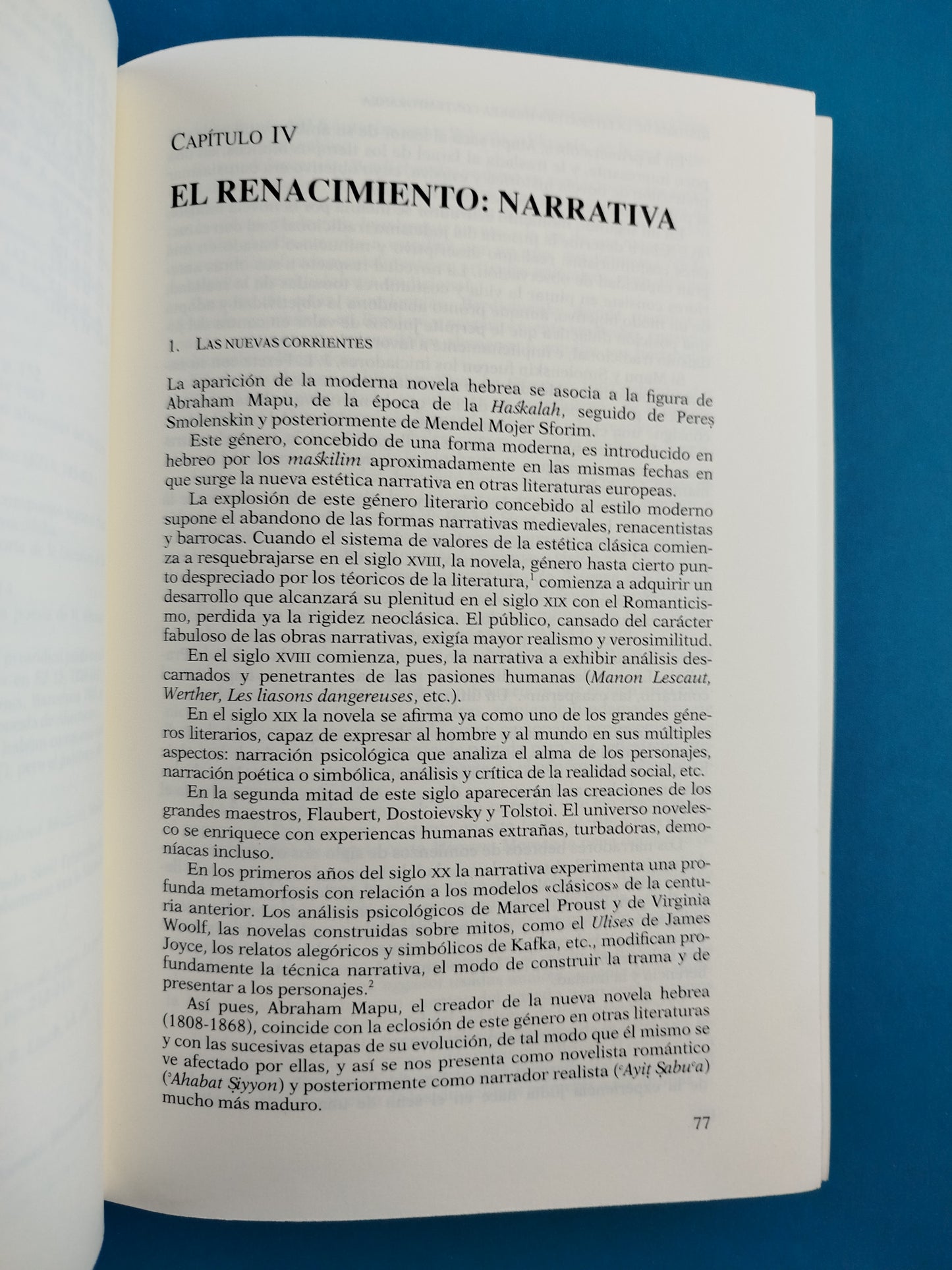 Historia de la Literatura Hebrea Contemporánea