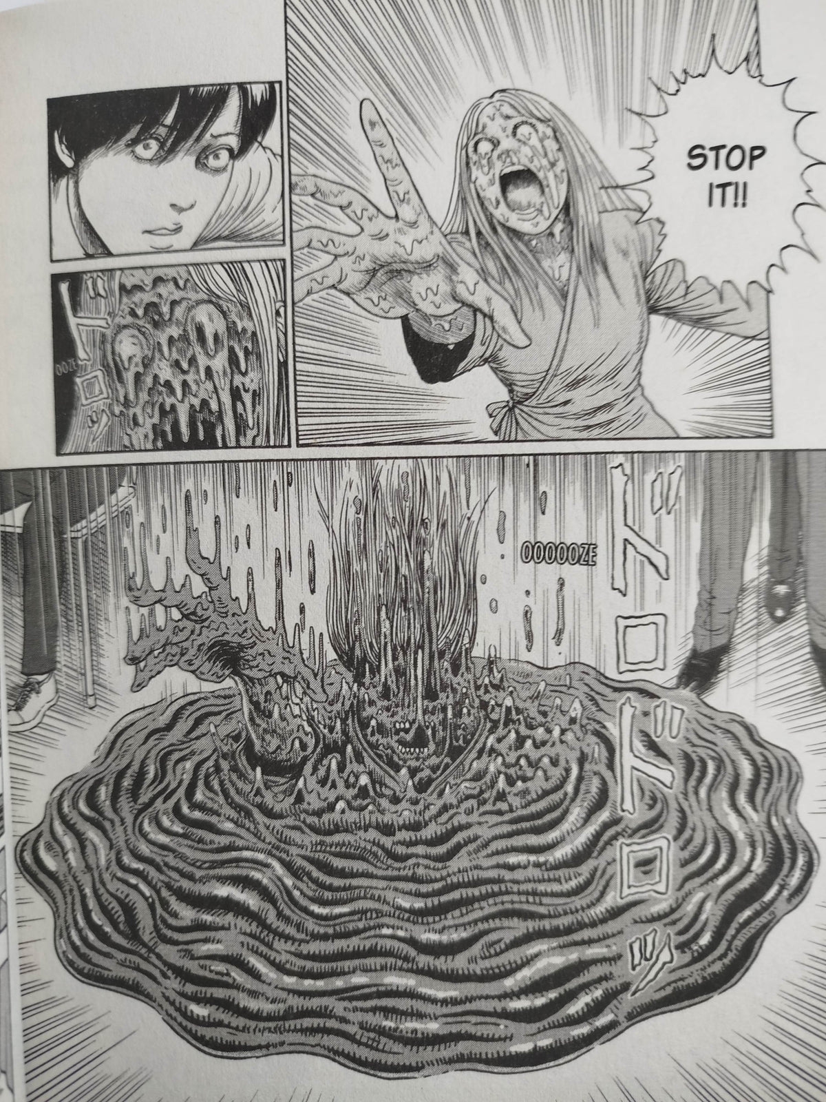 Dissolving classroom by Junji Ito