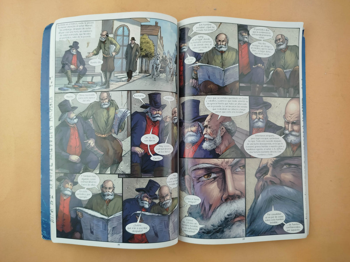 El hombre invisible novela gráfica by H.G Wells