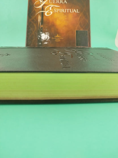Biblia Guerra Espiritual Semipiel Negra