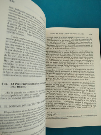 Autoría y Dominio del Hecho en Derecho Penal