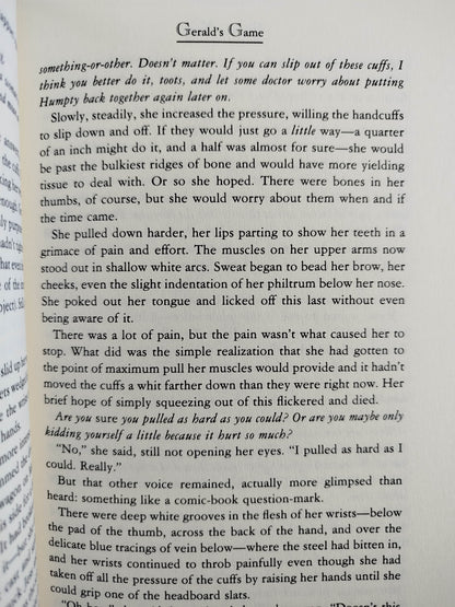 Gerald's game by Stephen King
