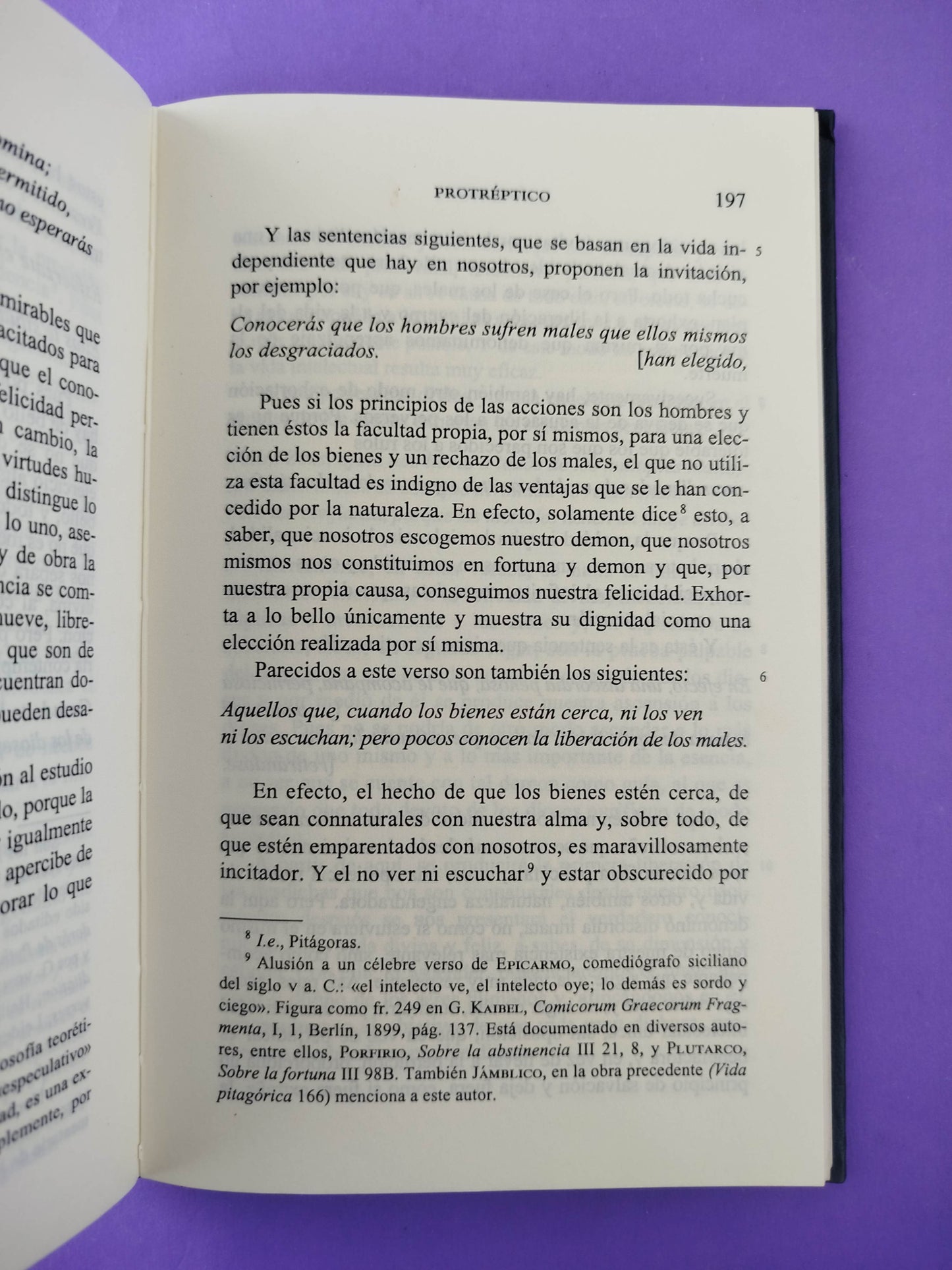 Vida pitagórica. Protréptico by Jámblico