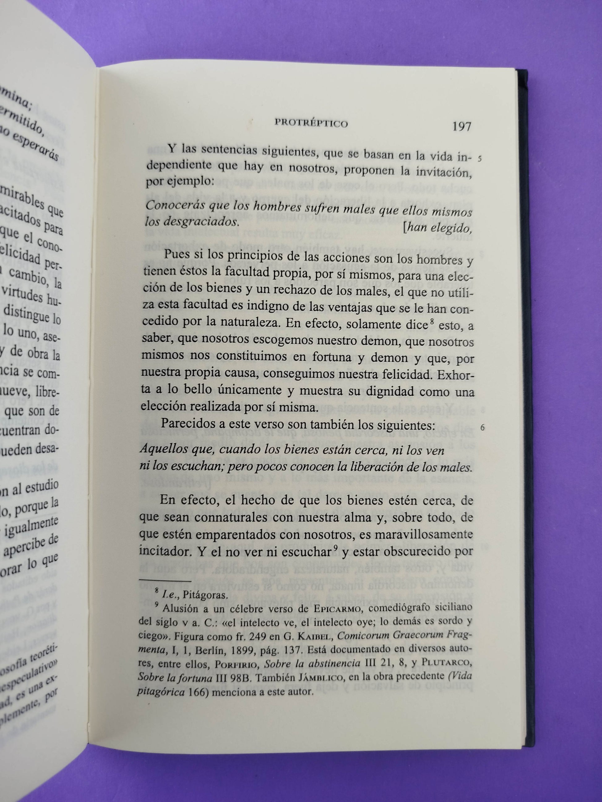Vida pitagórica. Protréptico by Jámblico