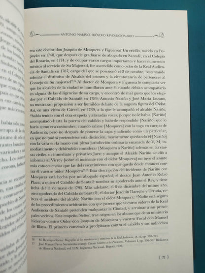 Antonio Nariño: Filosofó Revolucionario by Enrique Santos Molano