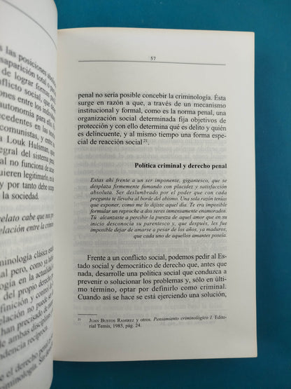Iniciación al saber Penal