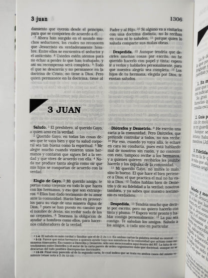 La Biblia Católica: Edición letra grande. Tapa dura, morada con flores by Cipriano Valera